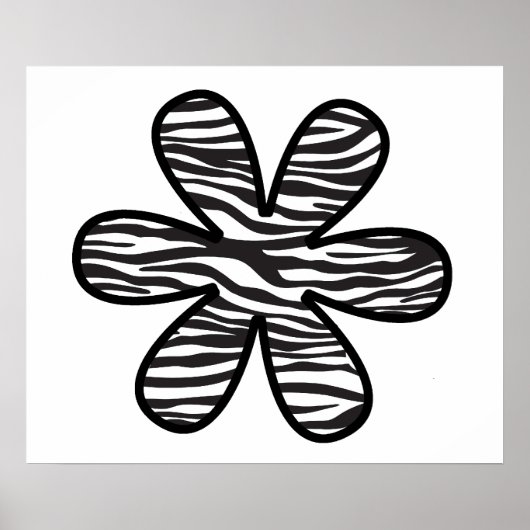Zebra Print, Zebra Stripes, Animal Print, ventilat Poster (Voorkant)