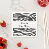 Zebra Print, Zebra Stripes, Baby shower Servetten (Insitu)