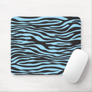 Zebra Print, Zebra Stripes, Blue Zebra, Oerwoud Muismat