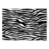 Zebra Print, Zebra Stripes, zwart en wit (Voorkant Horizontaal)