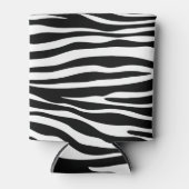 Zebra Print, Zebra Stripes, zwart en wit Blikjeskoeler (Voorkant)