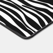 Zebra Print, Zebra Stripes, zwart en wit Bureaumat (Hoek)