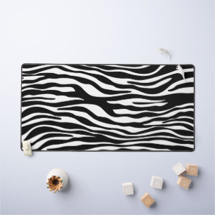 Zebra Print, Zebra Stripes, zwart en wit Bureaumat