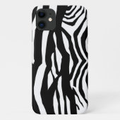Zebra Print, Zebra Stripes, zwart en wit Case-Mate iPhone Case (Achterkant)
