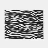 Zebra Print, Zebra Stripes, zwart en wit Deurmat (Voorkant)