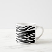 Zebra Print, Zebra Stripes, zwart en wit Espresso Kop (Rechts)