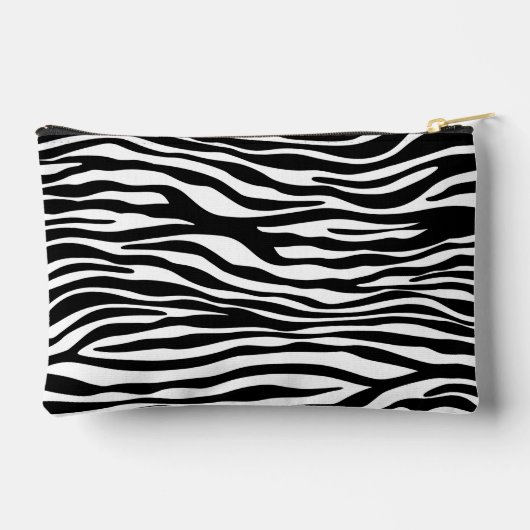 Zebra Print, Zebra Stripes, zwart en wit Etui (Achterkant)