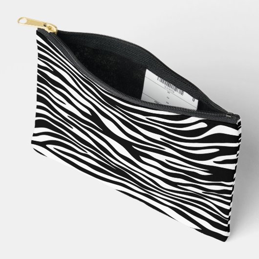 Zebra Print, Zebra Stripes, zwart en wit Etui (Open)