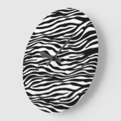 Zebra Print, Zebra Stripes, zwart en wit Grote Klok (Hoek)