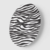Zebra Print, Zebra Stripes, zwart en wit Grote Klok (Hoek)