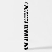 Zebra Print, Zebra Stripes, zwart en wit iPhone Hoesje (Linkerkant)