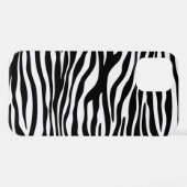 Zebra Print, Zebra Stripes, zwart en wit iPhone Hoesje (Achterkant horizontaal)