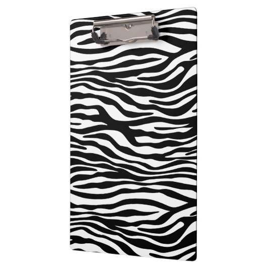 Zebra Print, Zebra Stripes, zwart en wit Klembord (Links)
