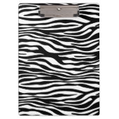 Zebra Print, Zebra Stripes, zwart en wit Klembord (Voorkant)