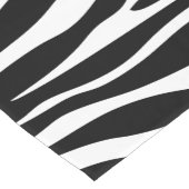 Zebra Print, Zebra Stripes, zwart en wit Korte Tafelloper (Hoek)