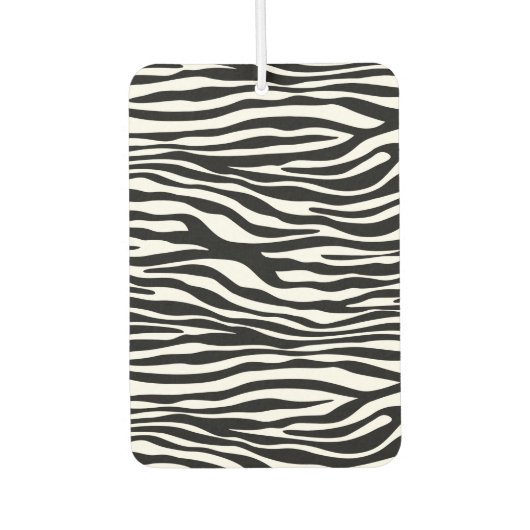 Zebra Print, Zebra Stripes, zwart en wit Luchtverfrisser (Voorkant)