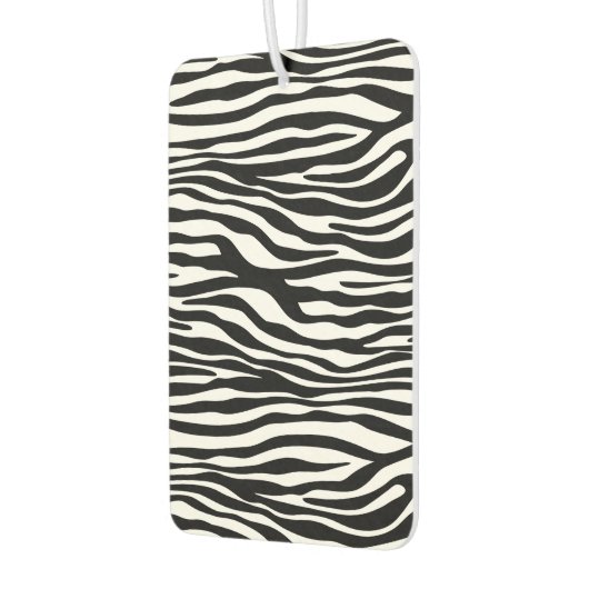 Zebra Print, Zebra Stripes, zwart en wit Luchtverfrisser (Links)