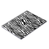 Zebra Print, Zebra Stripes, zwart en wit Notitieboek (Linkerzijde)