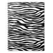 Zebra Print, Zebra Stripes, zwart en wit Notitieboek (Voorkant)
