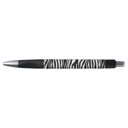 Zebra Print, Zebra Stripes, zwart en wit Pen (Voorkant)