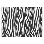Zebra Print, Zebra Stripes, zwart en wit Tafelkleed (Voorkant (Horizontaal))