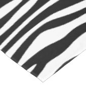 Zebra Print, Zebra Stripes, zwart en wit Tafelkleed (Gekanteld)