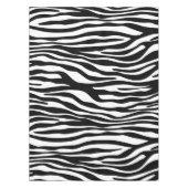 Zebra Print, Zebra Stripes, zwart en wit Tafelkleed (Voorkant)
