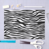 Zebra Print, Zebra Stripes, zwart en wit Tissuepapier (Craft)