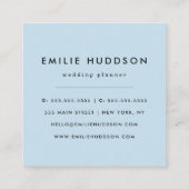 Zebra Print, Zebra Stripes, zwart en wit Vierkante Visitekaartje (Achterkant)