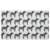 Zebra Print - zwart en wit Stof (Fat Quarter)