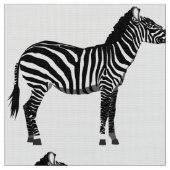 Zebra Print - zwart en wit Stof (Close Up)