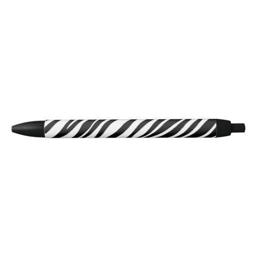 Zebra Print Zwarte Inkt Pen (Voorkant)