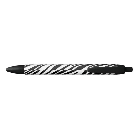 Zebra Print Zwarte Inkt Pen (Achterkant)