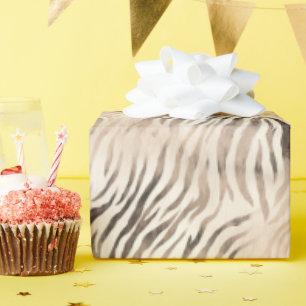 Zebra prints, Oerwoud Safari dieren thema Cadeaupapier