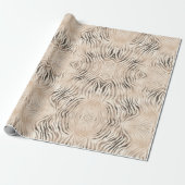 Zebra prints, Oerwoud Safari dieren thema Cadeaupapier (Uitgerold)