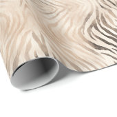 Zebra prints, Oerwoud Safari dieren thema Cadeaupapier (Rol Hoek)