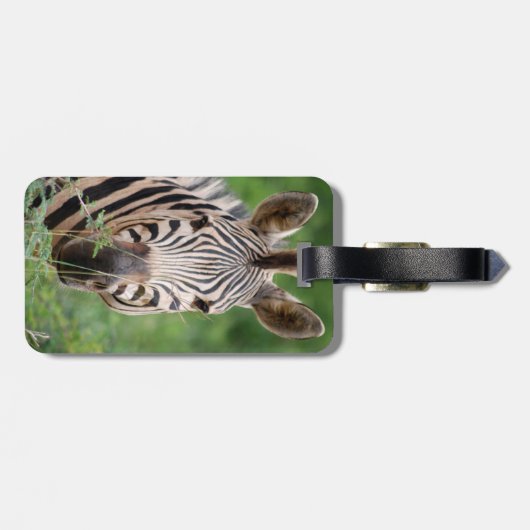 Zebra-profiel Bagagelabel (Achterkant horizontaal)