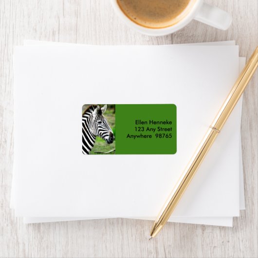 Zebra profiel etiket (Insitu)