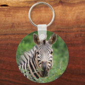 Zebra-profiel Sleutelhanger (Voorkant)