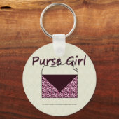 Zebra Purse Girl Sleutelhanger (Voorkant)