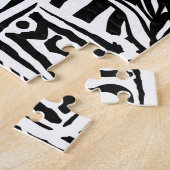 Zebra Puzzle Legpuzzel (Zijkant)