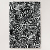 Zebra Puzzle Legpuzzel (Verticaal)