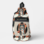 Zebra Queen Sling Bag (Voorkant)