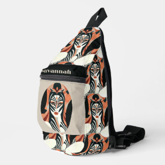 Zebra Queen Sling Bag
