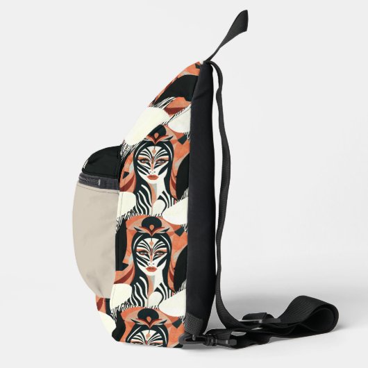 Zebra Queen Sling Bag (Rechts)