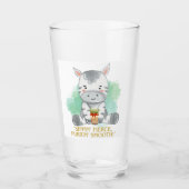 zebra quote cartoon drink bobba tea glas (Voorkant)