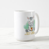 zebra quote cartoon drink bobba tea koffiemok (Voorkant rechts)