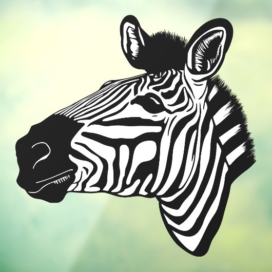 Zebra Raamsticker (Vel 3)