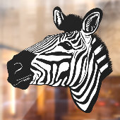 Zebra Raamsticker (Vel 2)