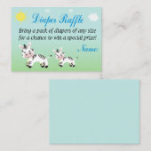 Zebra Raffle Tickets (Voorkant / Achterkant)